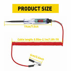 Set of 2 Digital Electric Voltage Circuit Testers for Automotive (6-24V)