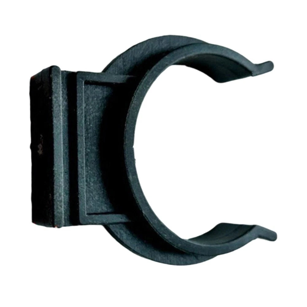 30 Black ABS Baseboard Mounting Clips with Screws for Kitchen Feet (32mm 42mm)