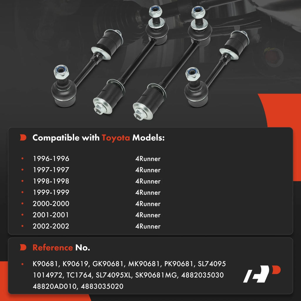Front & Rear Stabilizer Sway Bar Link for Toyota 4Runner (1996-2002)