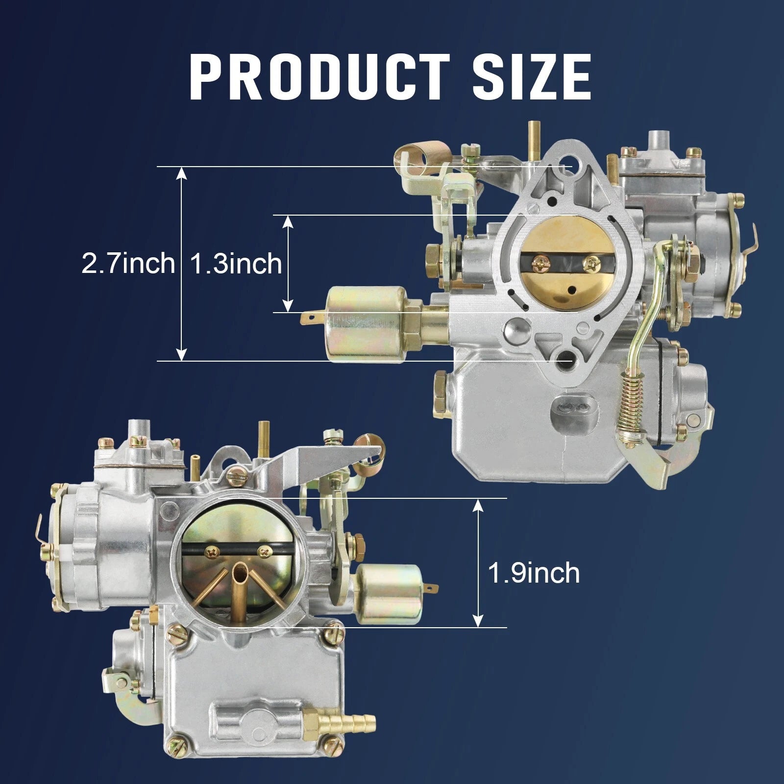 34 PICT-3 Carburetor for VW Beetle Thing (1971–1979)