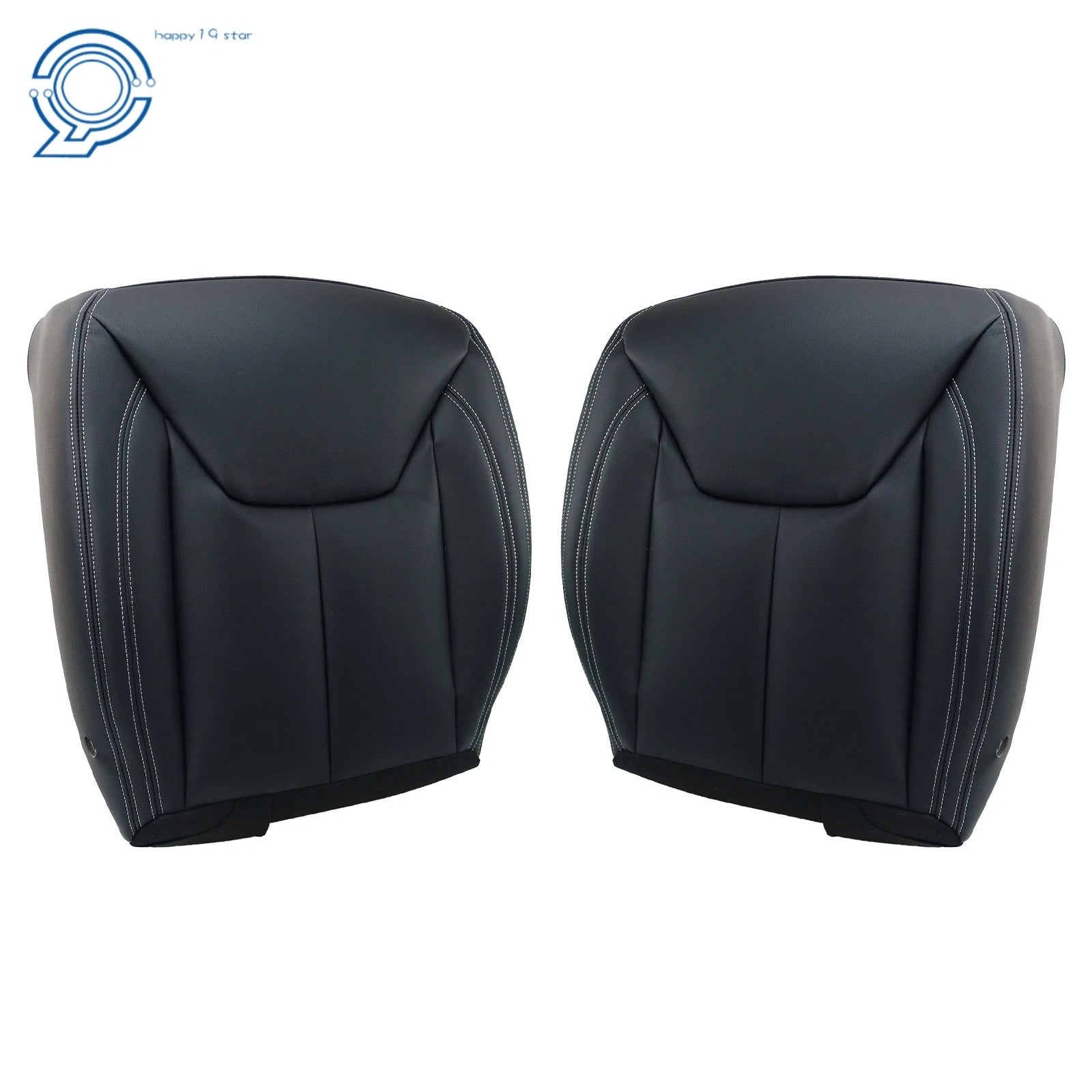 Set of 2 Leather Seat Covers for Jeep Wrangler (2013-2017)