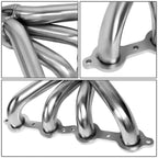 Stainless Exhaust Header Manifold w/Gasket for 23-49 Chevy SBC LS1 LSX V8
