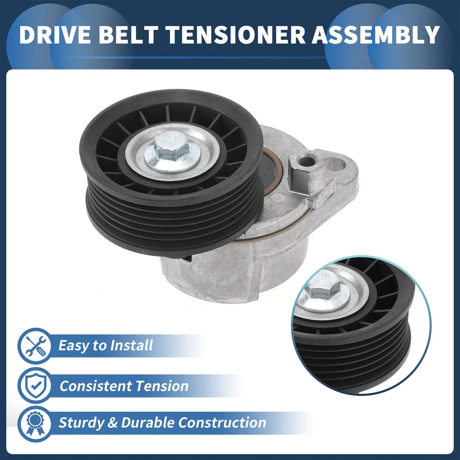 Belt Tensioner for Ford Escape (2009–2012) 2.5L L4 Gas No. 6E5Z6A228B