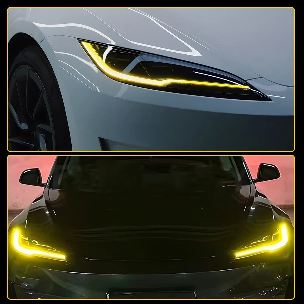 Yellow Angel Eye LED Board for Tesla Model 3 (2024â2025)