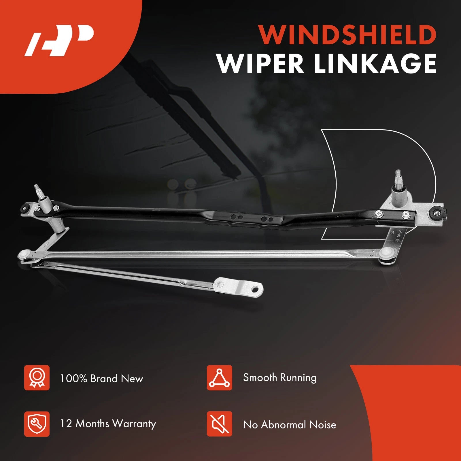 Windshield Wiper Transmission Linkage for Chevy Silverado Tahoe (2007–2014)