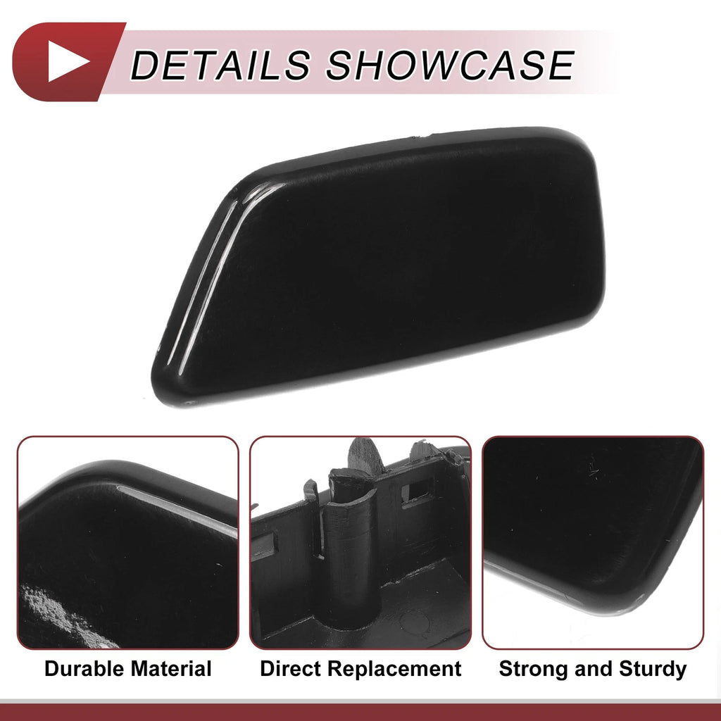 Front Left Washer Nozzle Cover Cap for Subaru Forester (2009–2012) Black