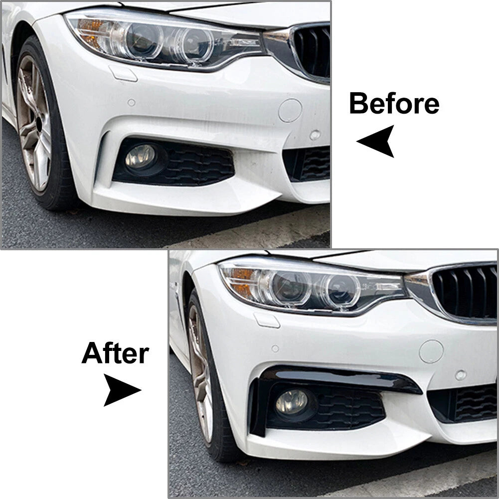 Front Bumper Lip Splitter Spoiler for BMW 4 Series F32 F33 F36 (2014–2020)