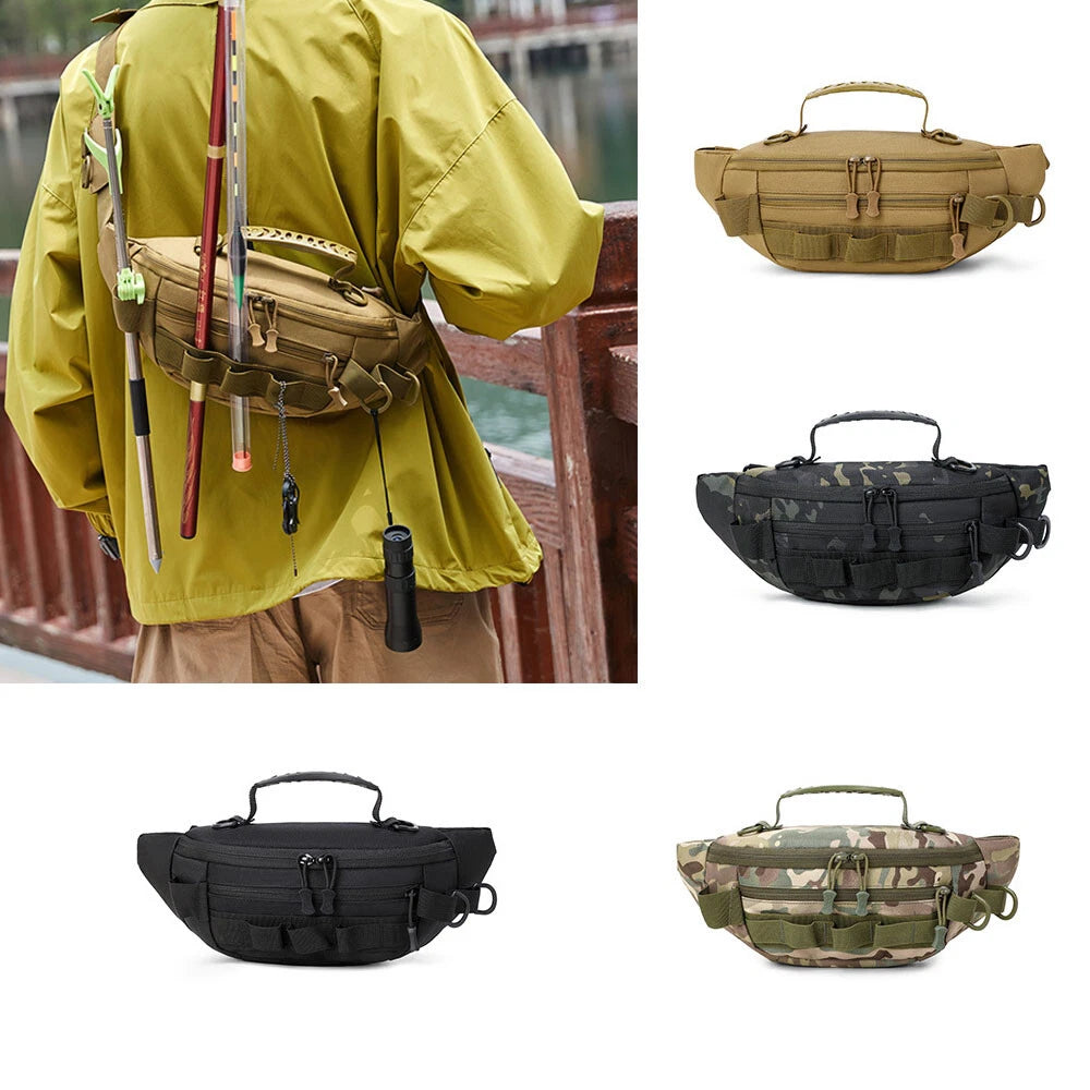 Tactical Chest Pack Waist Bag for Outdoor Travel Camping Hiking