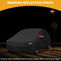Car Cover Waterproof All Weather for BMW 1 Series Hatchback Black