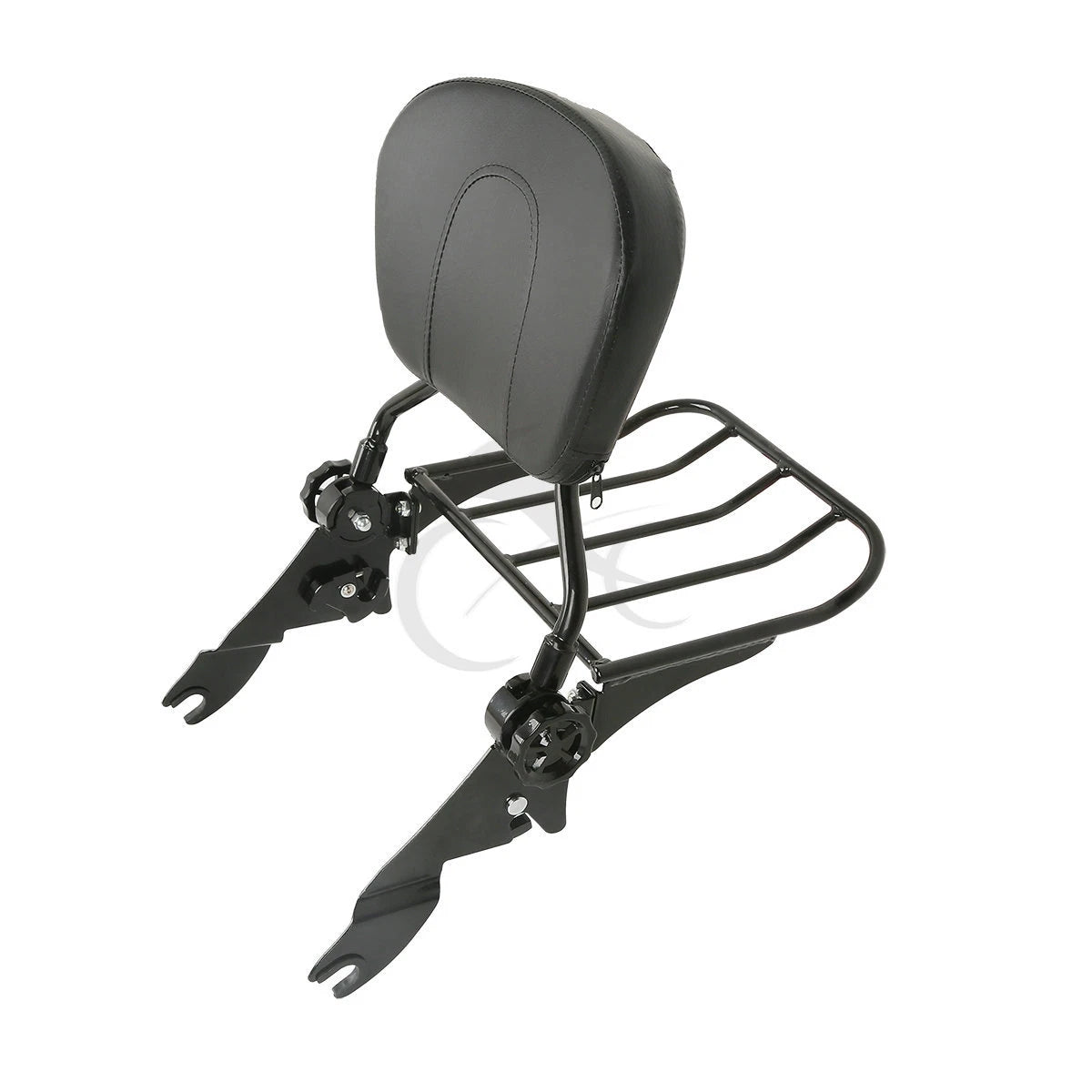 Detachable Backrest Sissy Bar Rack Docking Hardware for Harley Touring (2014–2025)