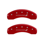 Caliper Covers Set of 4 Red for 2007–2011 Dodge Nitro