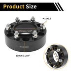 2X Wheel Spacer 6x139.7mm M12x1.5 for Toyota 4Runner (1989–2023)