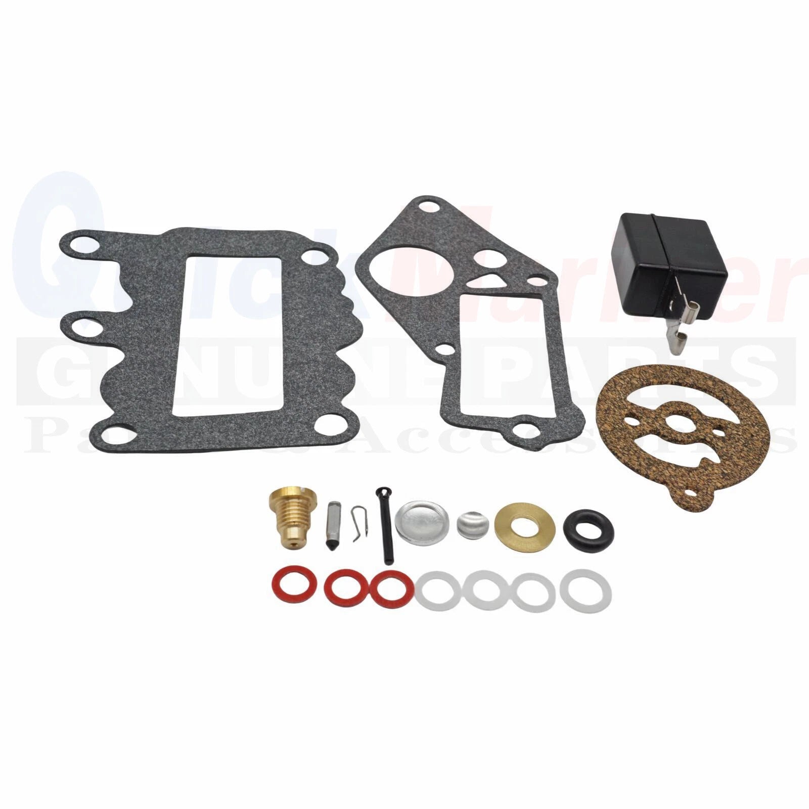 Carburetor Kit with Float for Johnson Evinrude Outboard 9.5 (BRP OMC 382048)