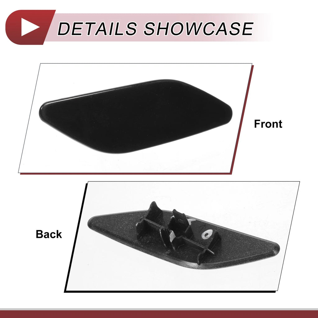 Front Right Washer Nozzle Cover Cap for Lexus ES300h (2019–2022) Black