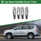Dodge RAM 1500 Car Door Handle Cover Trim Silver Tone (2002-2008)
