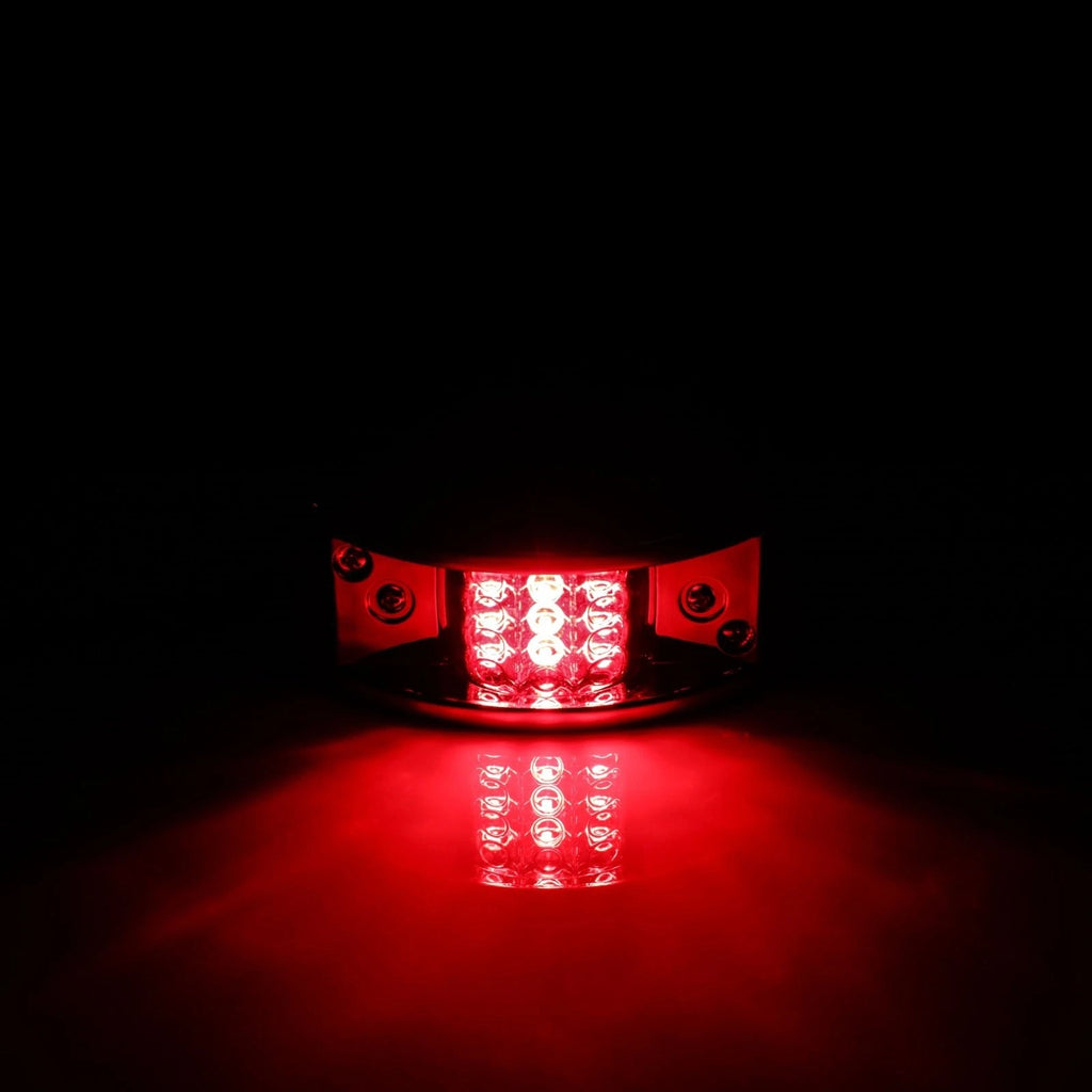 4X LED 5 Inch Red Side Marker Tail Light for Pickup Lorry Van