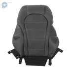 Black Leather Driver Bottom Seat Cover for Mercedes Benz C-Class (2015–2021)