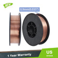 Set of 2 Mild Steel MIG Welding Wire 0.035" for USA (10-lbs Roll)