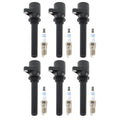 Set of 6 Ignition Coils & 6 Platinum Spark Plugs for Mazda Ford V6