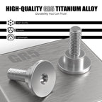 Front Brake Disc Rotor Bolts Titanium for Harley Street Glide FLHX (2024)