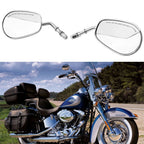 Chrome Rear View Mirrors for Harley Sportster XL 1200 883 FLSTC FLSTF (1991–2023)