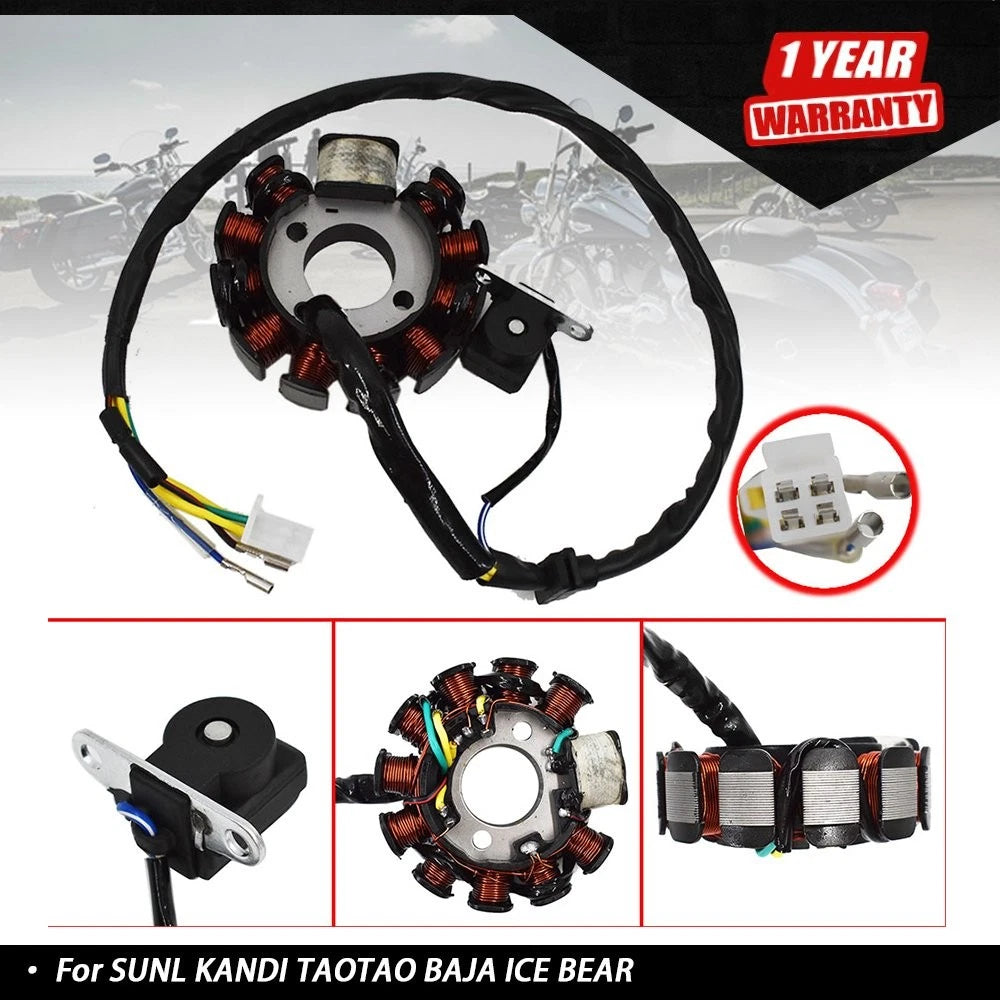 Magneto Stator for GY6 125 150CC Scooter ATV Go Kart (2000–2023)