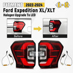 LED Tail Lights for Ford Expedition XLT XL (2022–2025) Left + Right