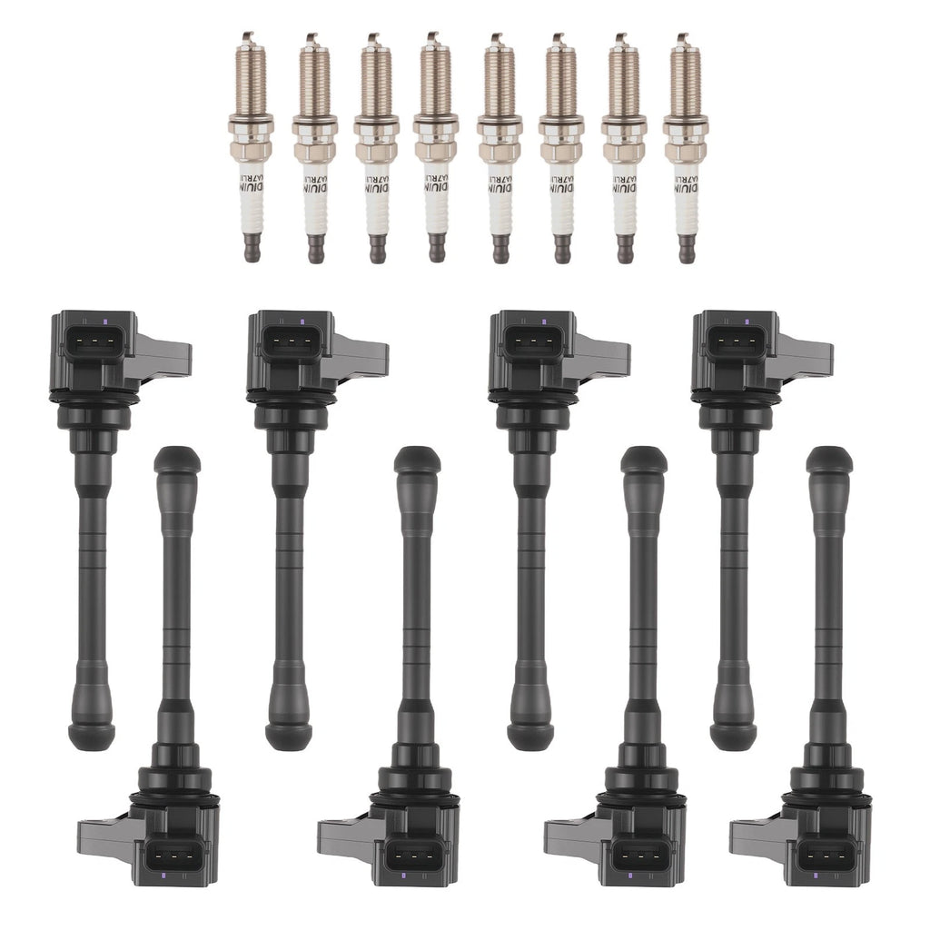 Set of 8 Ignition Coils for Nissan Titan XD NV2500 5.6L (2016–2020)