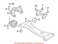 Automatic Transmission Mount for BMW (OEM 22312284819)