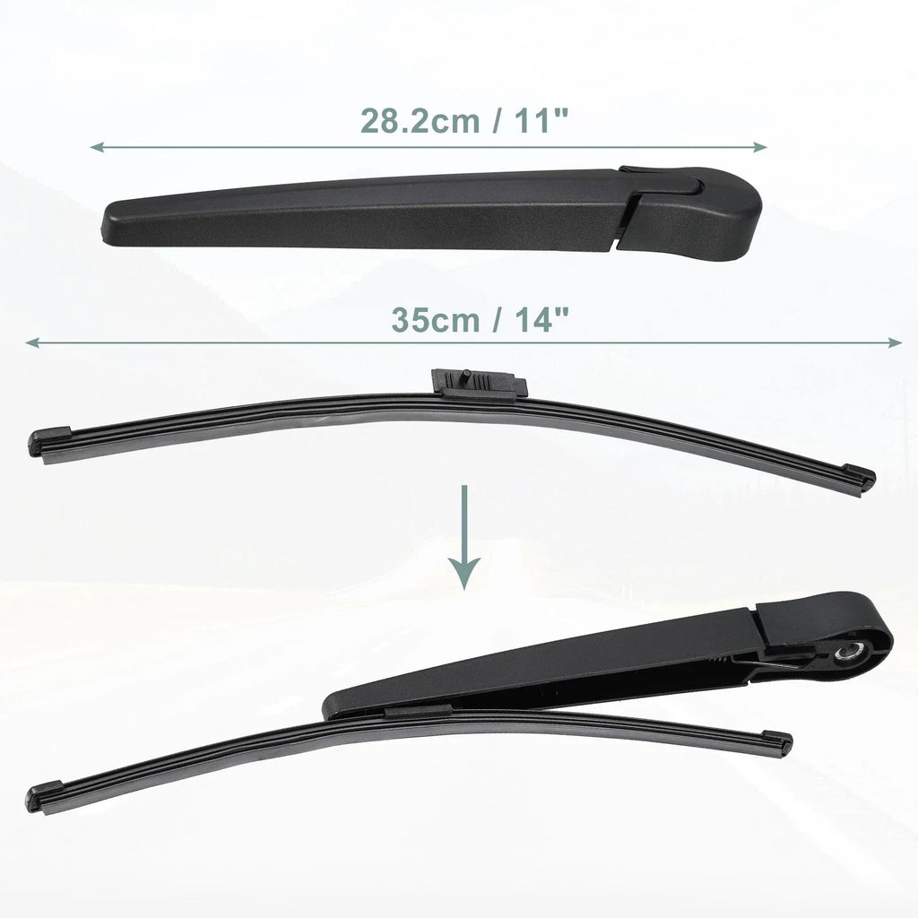 Wiper Blade Arm Set for BMW 3 Series E91 Rear Back (2004-2013)