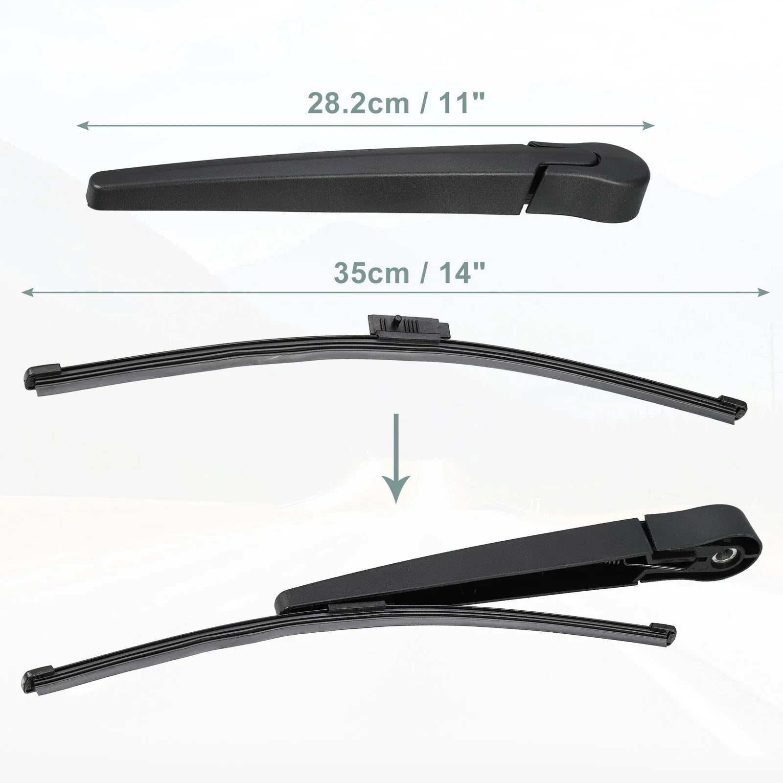 Wiper Blade Arm Set for BMW 3 Series E91 Rear Back (2004-2013)