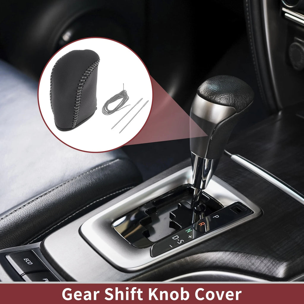 1 Pc Gear Shift Knob Cover for Dodge Journey (2011–2020) Black Gray
