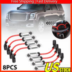 Set of 8 Spark Plug Wires for Chevy Silverado 1500 GMC Sierra