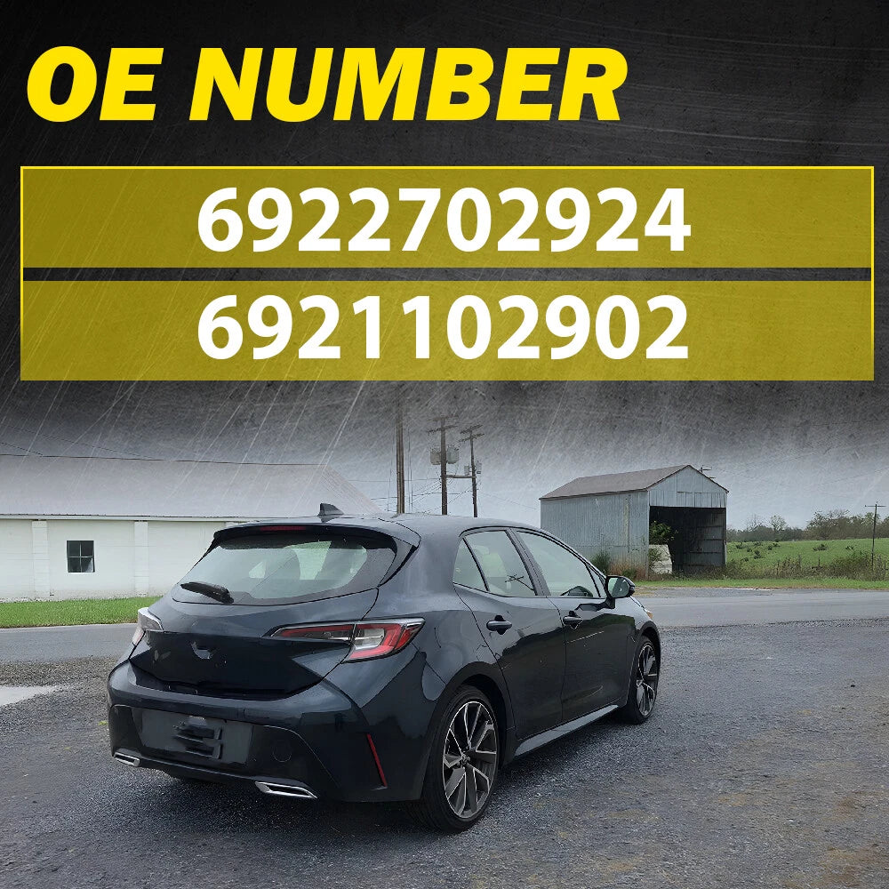 Rear Passenger Door Handle for Toyota Corolla (2014–2019)