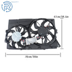 Radiator Fan Assembly for Ford Taurus Lincoln MKS (2010-2012)