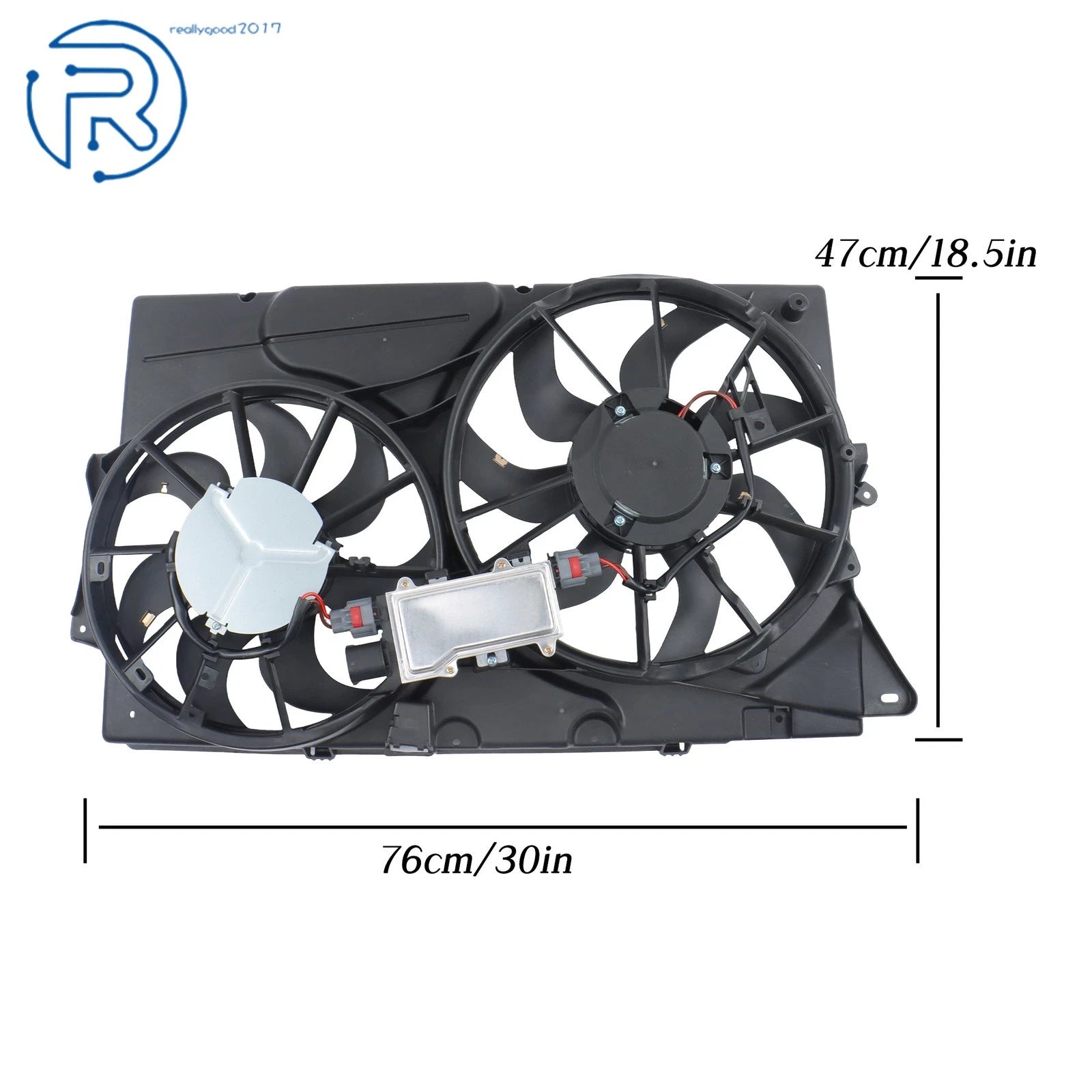 Radiator Fan Assembly for Ford Taurus Lincoln MKS (2010-2012)