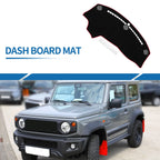 Dashboard Dash Cover Mat for Dodge Challenger (2015–2024) Black Red