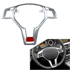 Steering Wheel Trim Cover Silver for Mercedes A C E SLK CLA CLS GLA Class