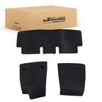 Black All-Weather Floor Mats for Tesla 3 (2017–2023) TPE Rubber Heavy Duty