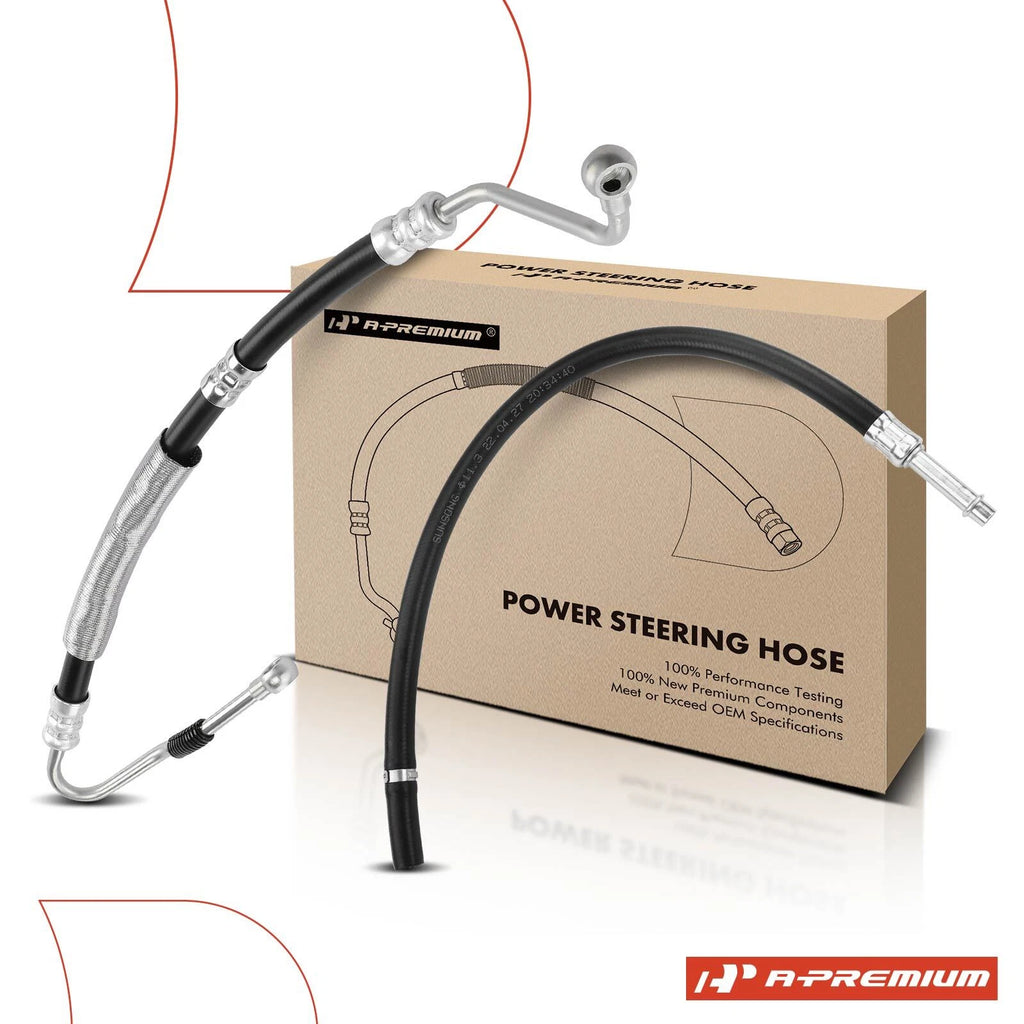 2X Power Steering Pressure & Return Line Hose for BMW 740i 1997–2001