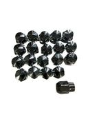 Lug Nut Set of 20 Chrome Steel Concours Correct for Ford Mustang (1965–1967)