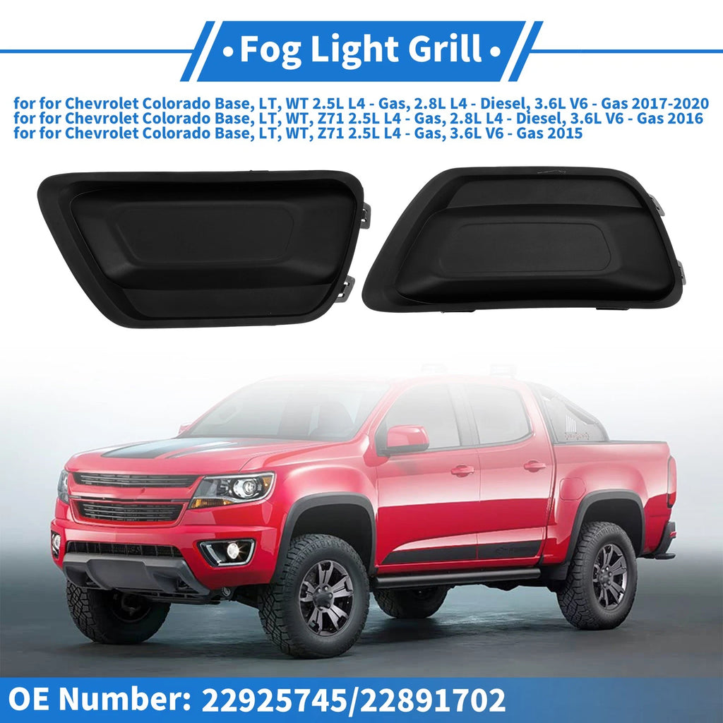 Fog Light Grill Set for Chevrolet Colorado (2017–2020) No. 22925745