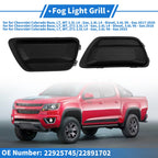 Fog Light Grill Set for Chevrolet Colorado (2017–2020) No. 22925745