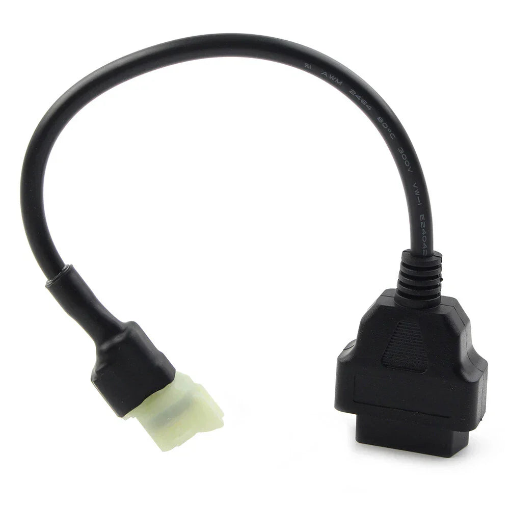 4 Pin to 16 Pin OBD2 Cable Connectors for Honda Motorcycles