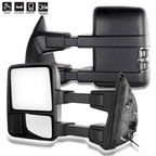 Set of 2 Manual Tow Mirrors for Ford F250 F350 F450 F550 Super Duty