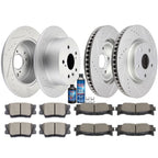 Front Rear Disc Rotors Brake Pads for Toyota Camry Avalon ES350 ES300h