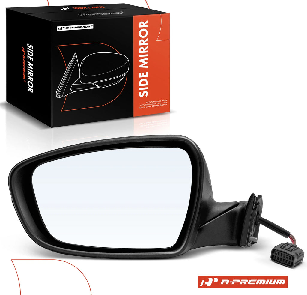 Driver Power Mirror for Kia Forte (2017–2018) - Manual Fold, Heated