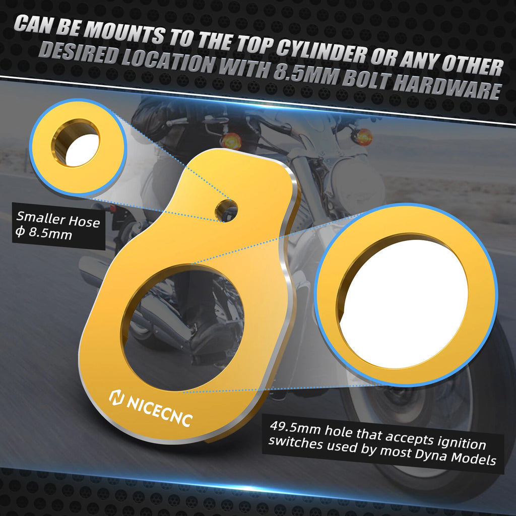 Ignition Switch Bracket Reposition for Harley Electra Glide FLHT FLHTCU (2014–2023)