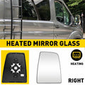 Mirror Glass Upper Right for Ford Transit 150 250 350 (2015–2022)