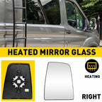 Mirror Glass Upper Right for Ford Transit 150 250 350 (2015–2022)